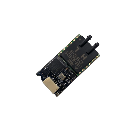 Electronic module with antennas on a white background