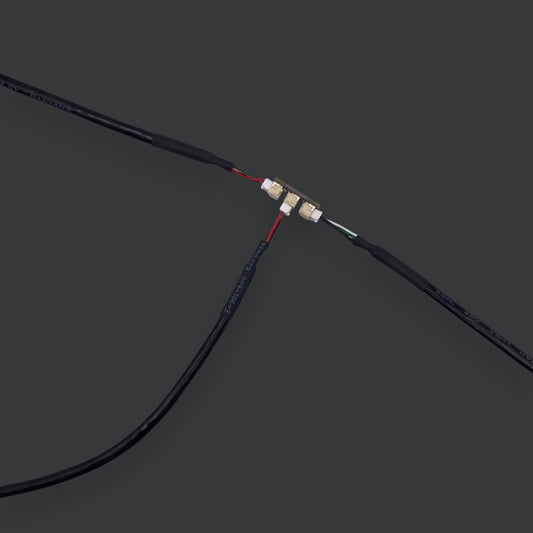 Beyond Robotix CAN and I2C T-Junction adapter with three 4-pin JST-GH ports for UAV and drone sensor integration.