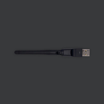 Beyond Robotix 2.4Ghz WiFi adapter with long-range antenna for Kahuna, featuring a black USB connector design.